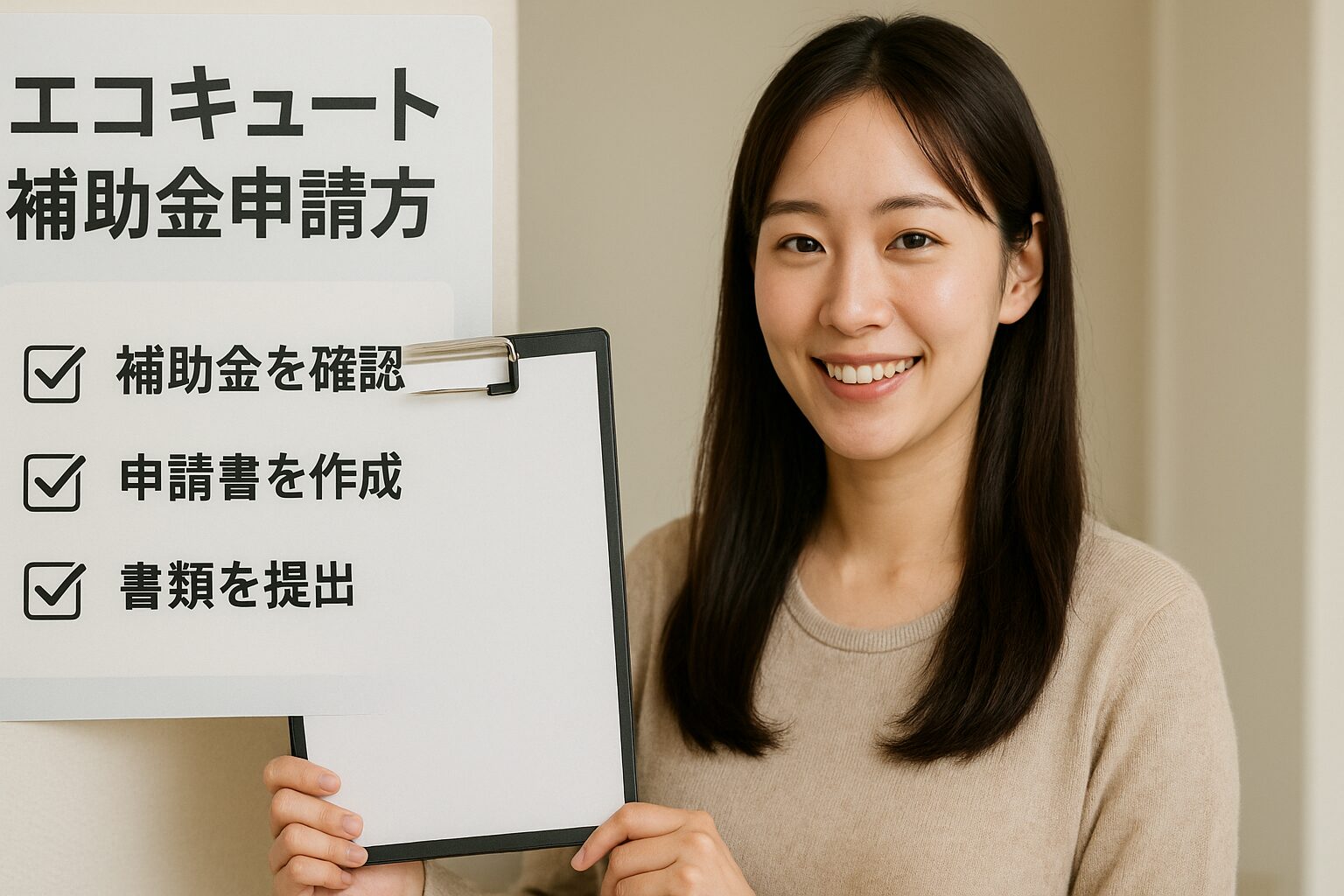 エコキュート補助金申請方法