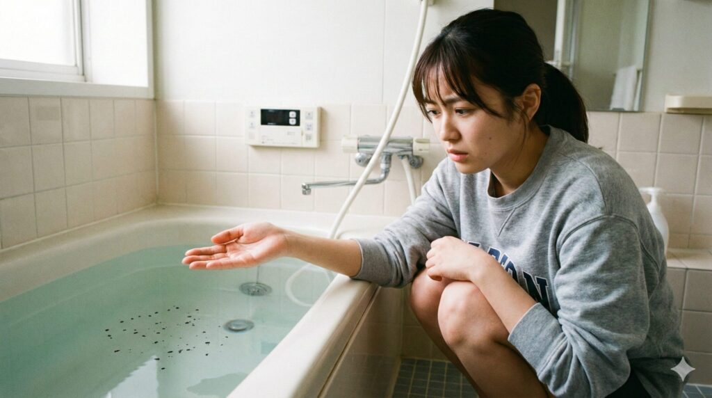 お風呂黒いカス