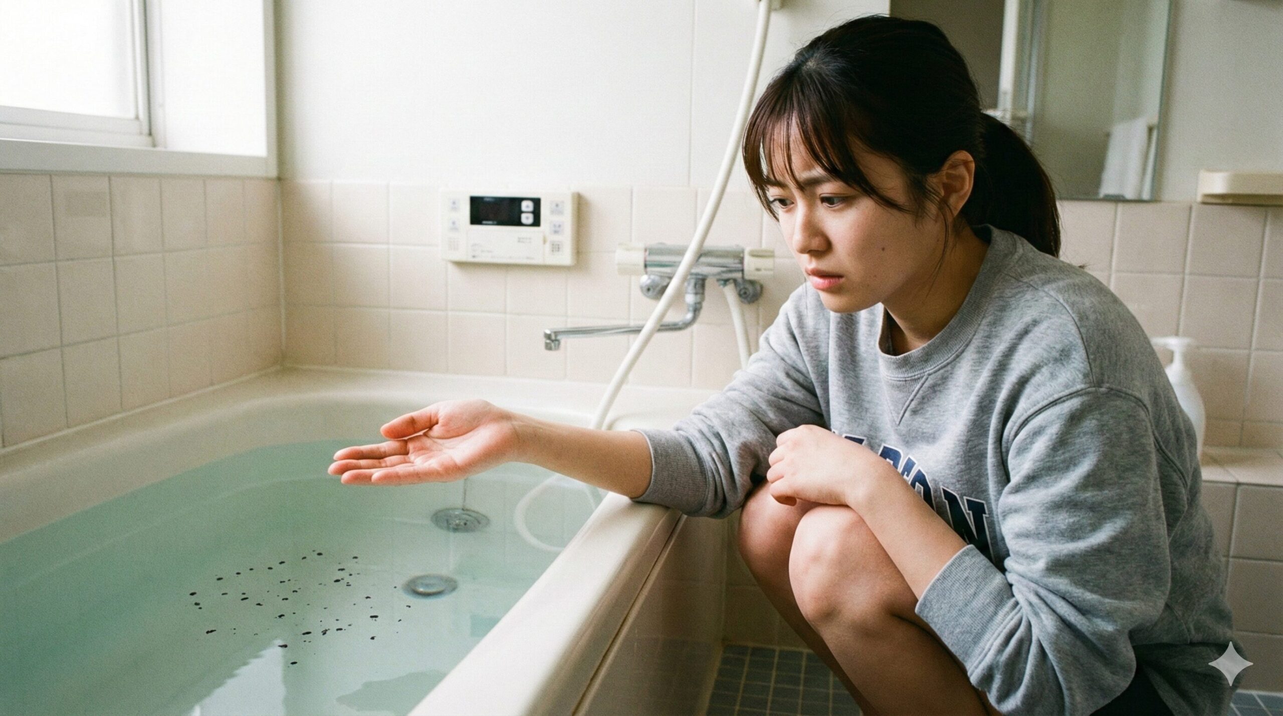 お風呂黒いカス