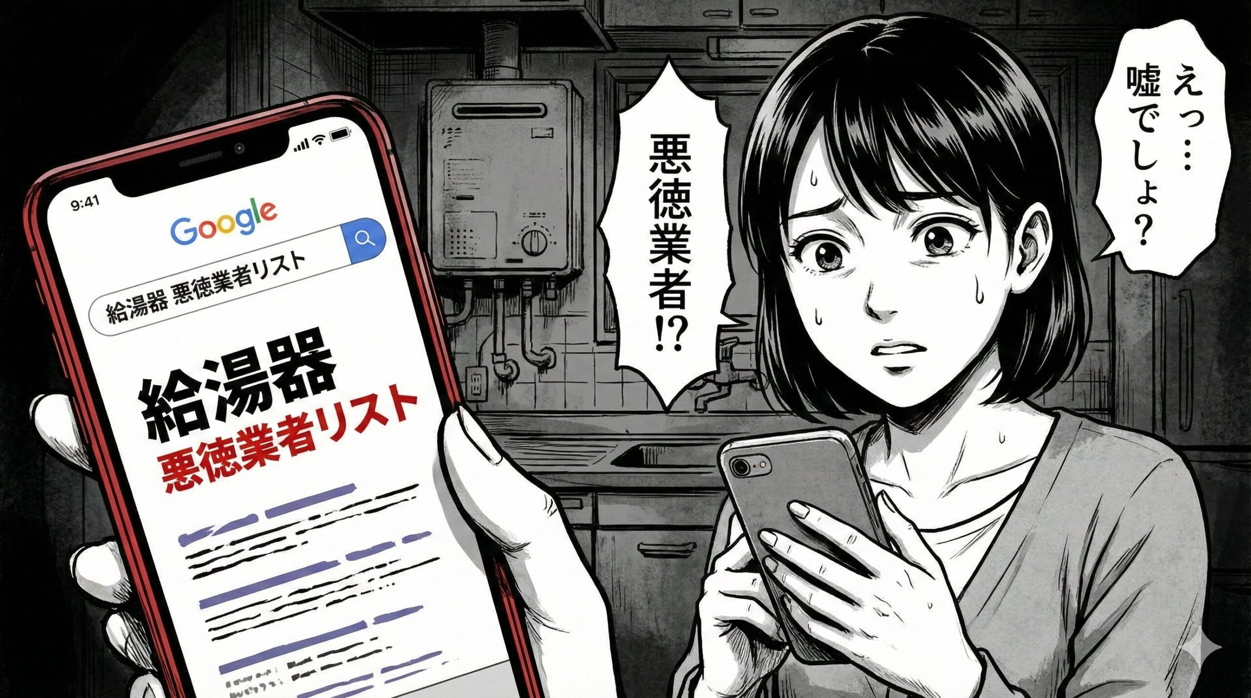 給湯器 悪徳業者リスト