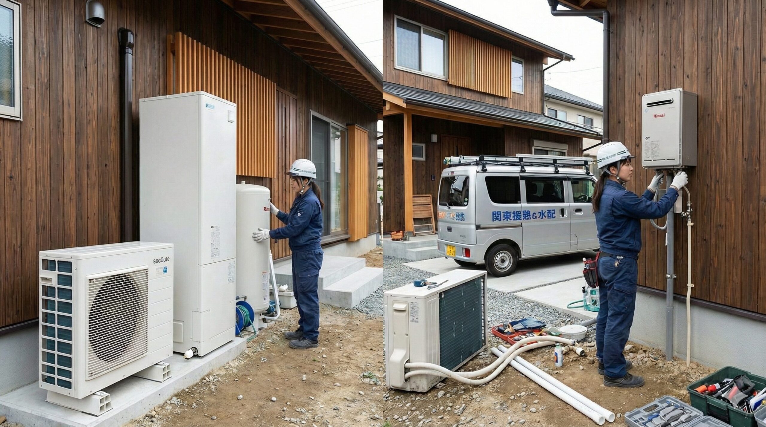 エコキュートからガスに戻す