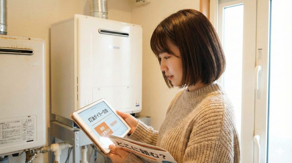 灯油ボイラー交換 どこに頼む