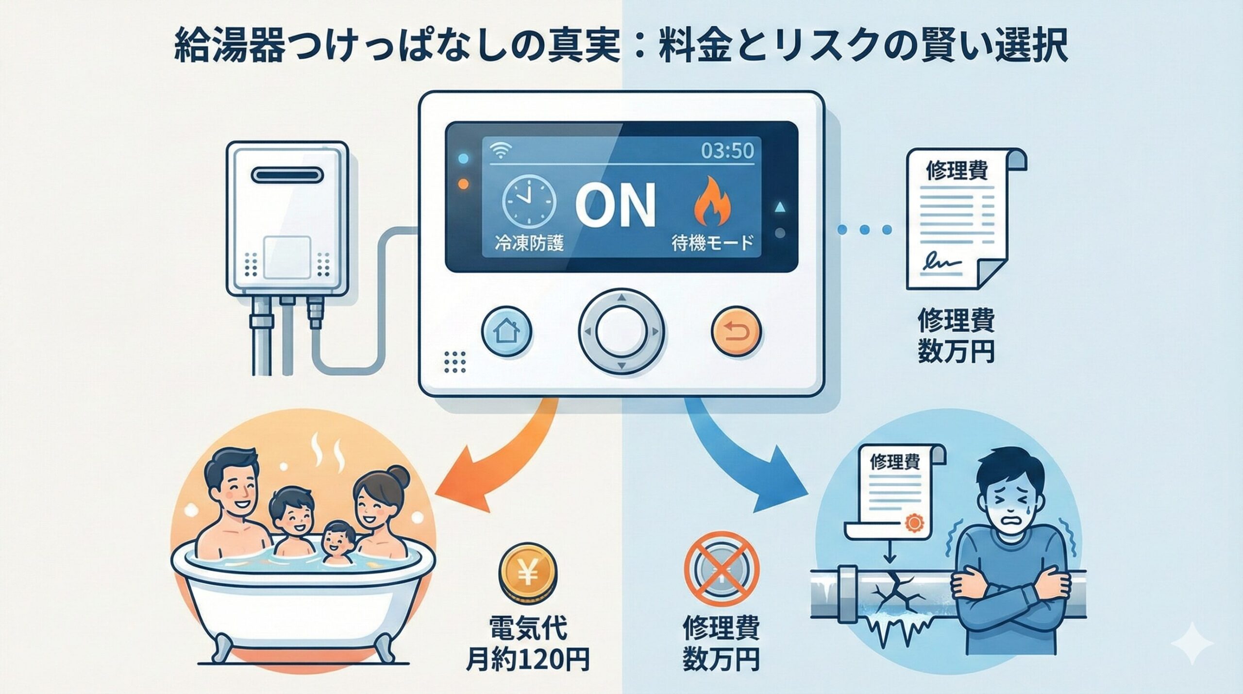 給湯器 つけっぱなし 料金
