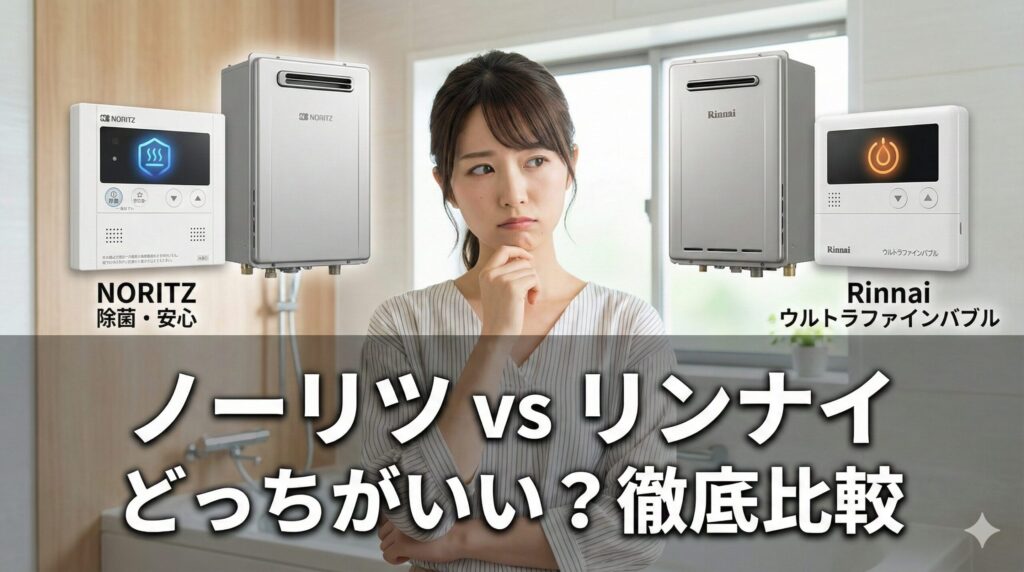 ノーリツとリンナイ どっちがいい 給湯器