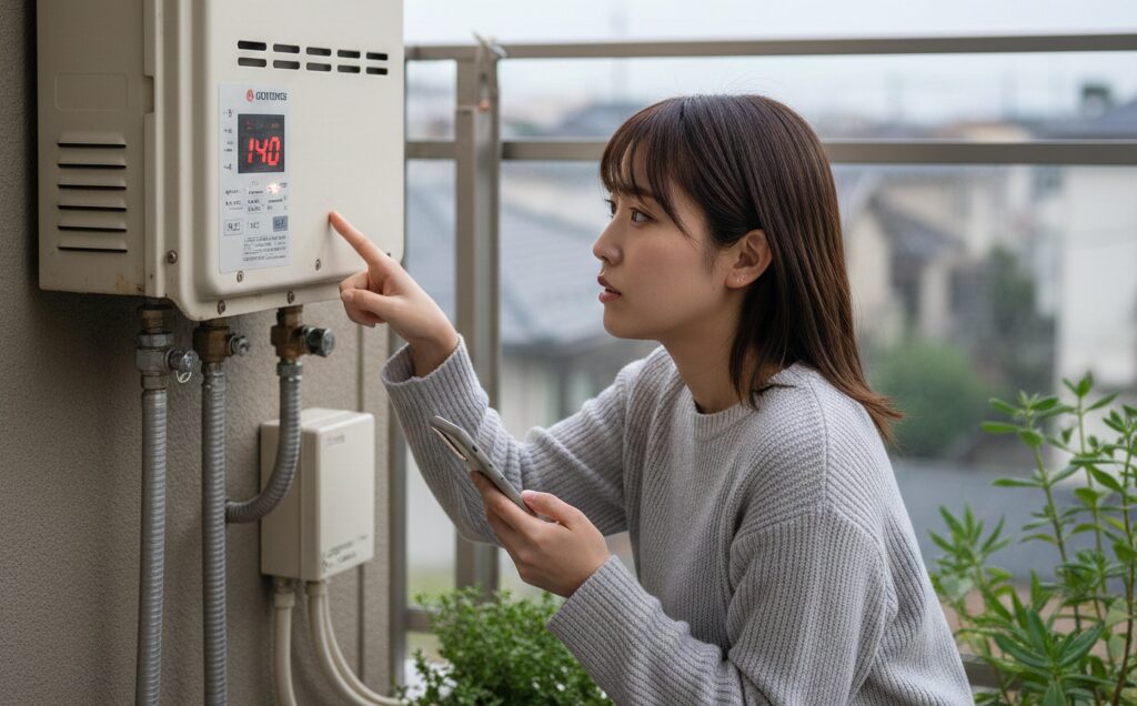 給湯器エラー140 応急処置