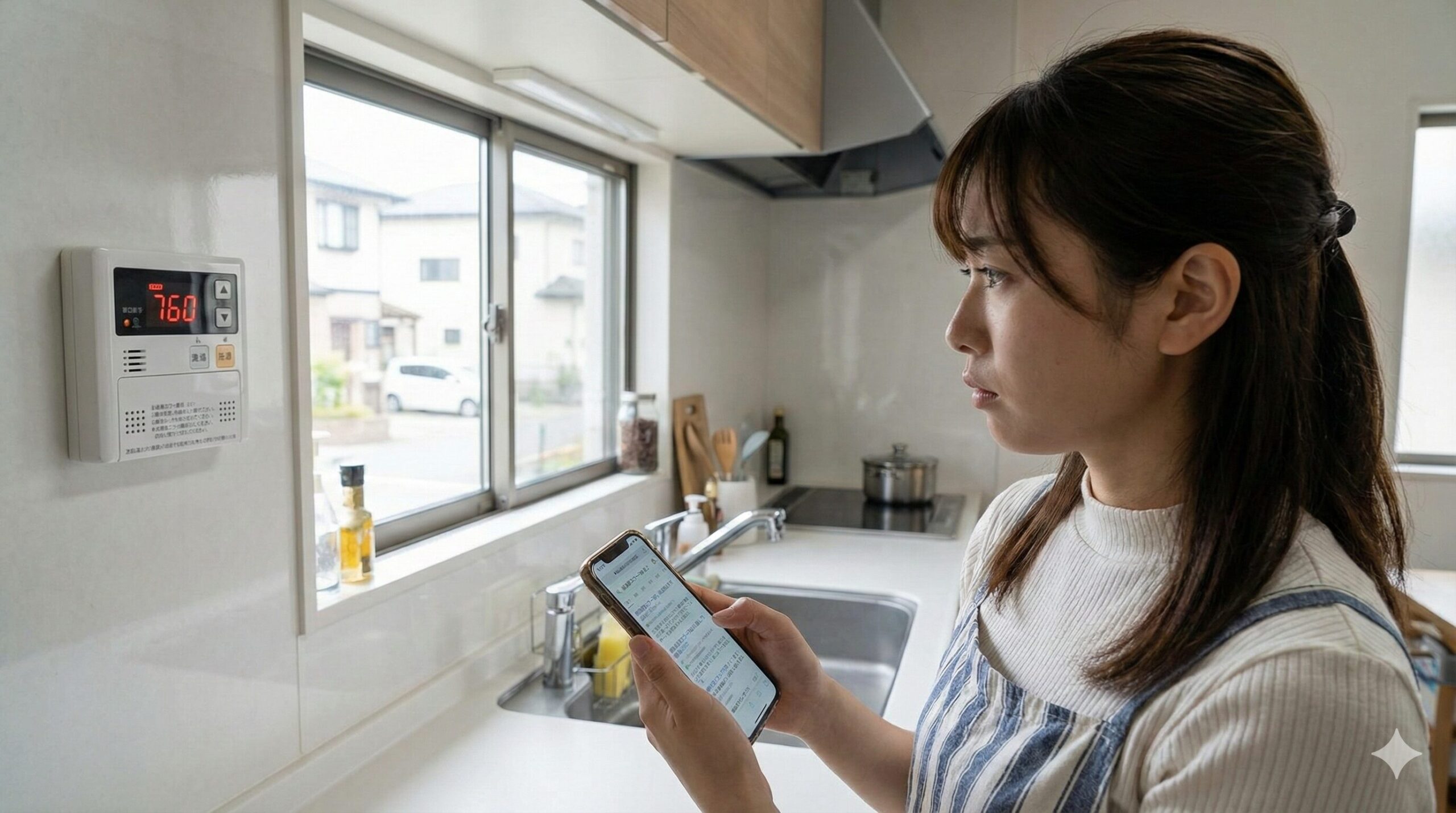 給湯器エラー760の直し方は