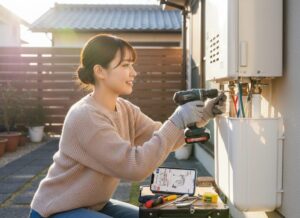 給湯器配管カバー自分で