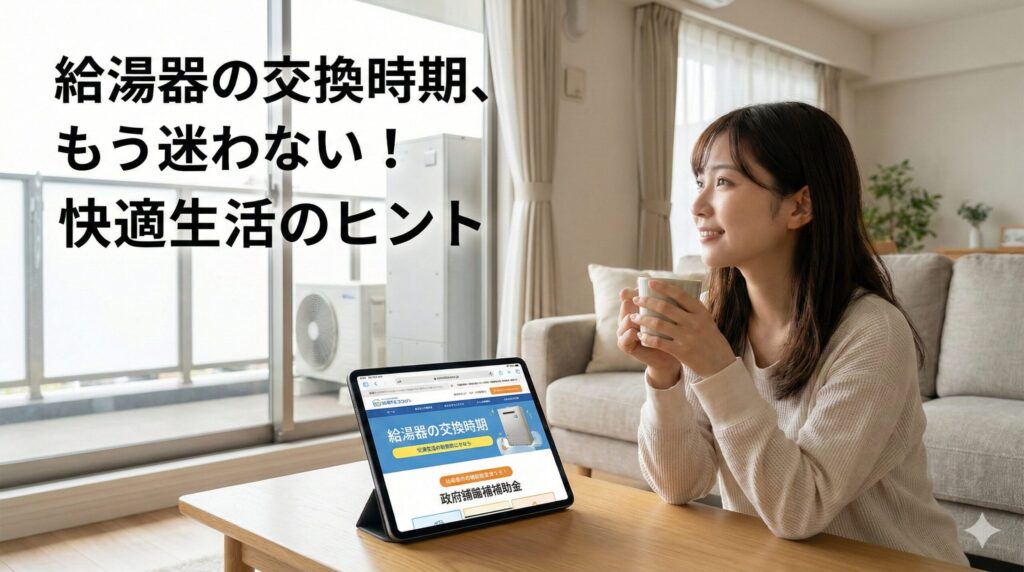給湯器の交換時期