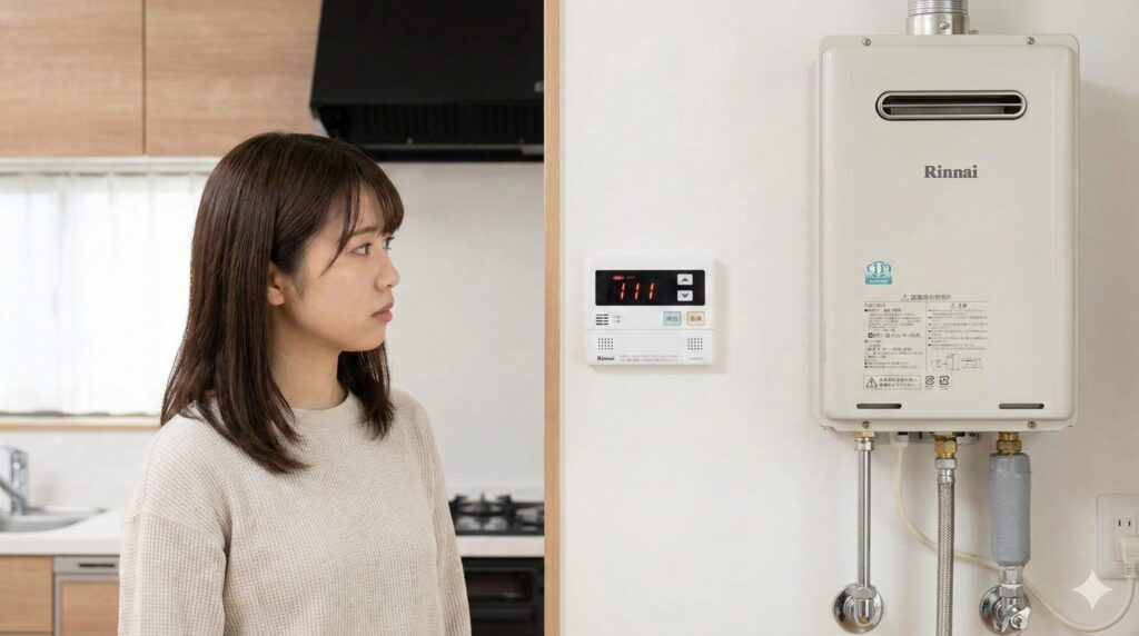 リンナイ 給湯器エラーコード111