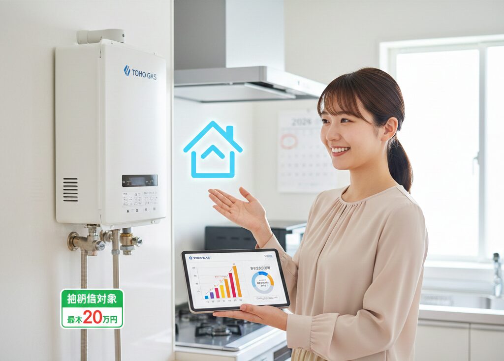 東邦ガス給湯器交換