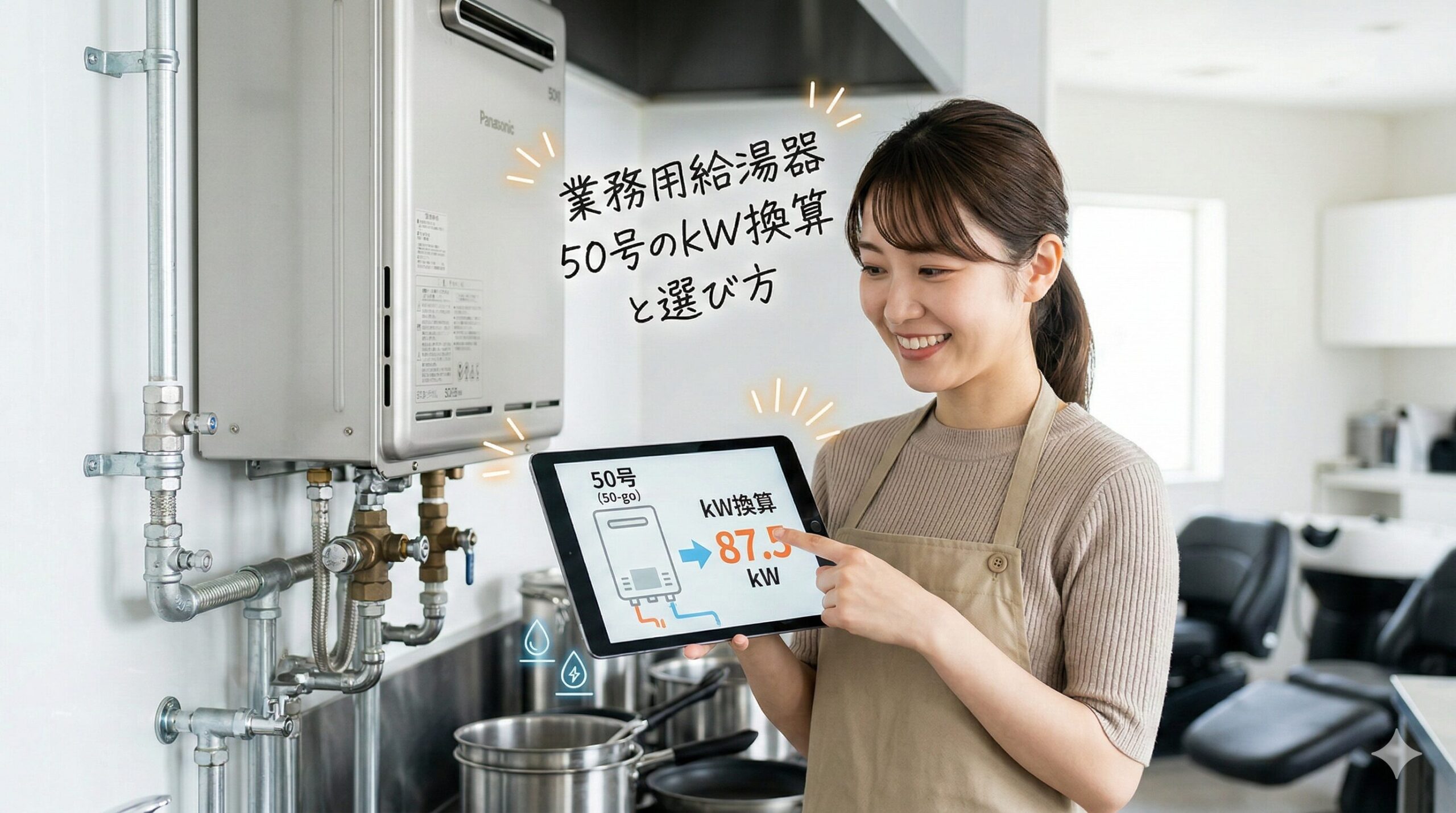 給湯器 50号 kW