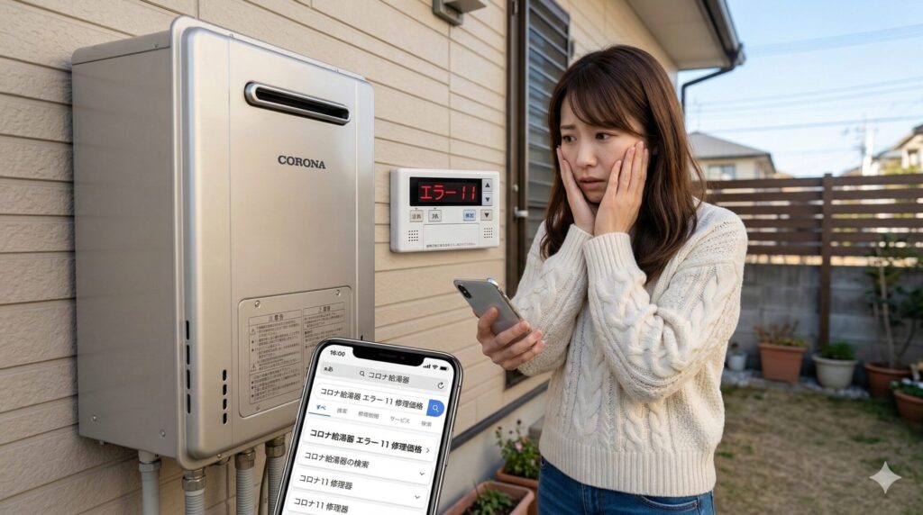 コロナボイラー エラー