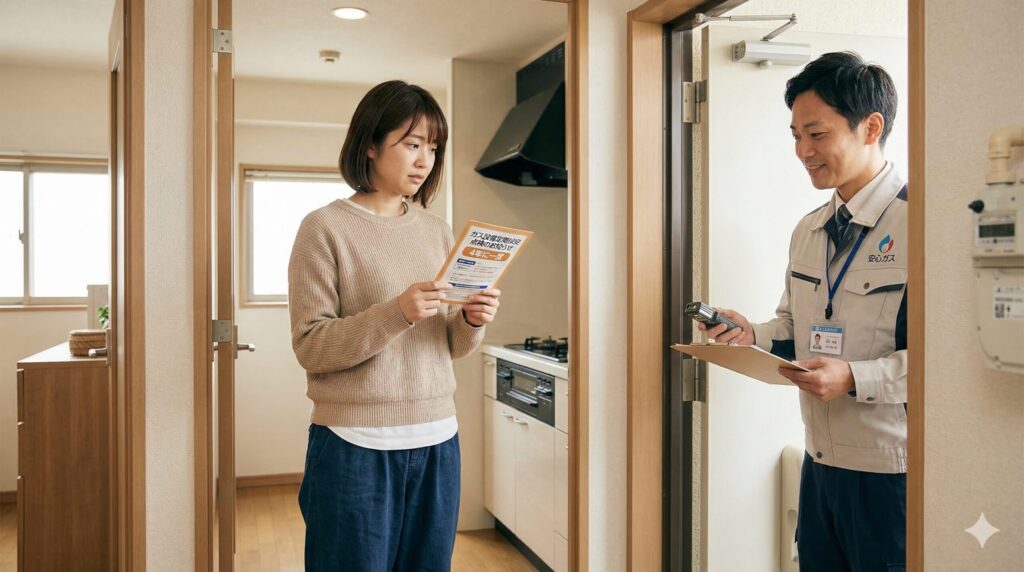 ガスの法定点検 どこを見る