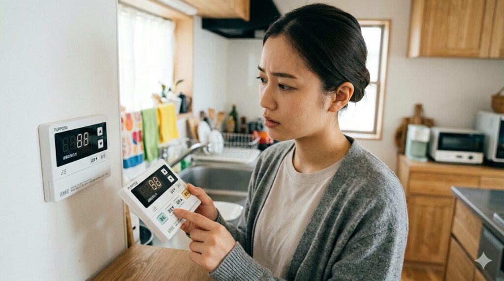 パーパス 給湯器 888 リセット方法