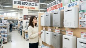 ビバホーム ガス給湯器 交換